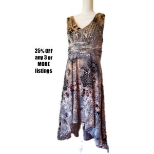 Animal Print Hi Low Tank Jaclyn Smith Vintage Slip Shirtdress Leopard Cheetah